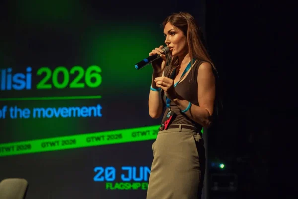Sylvie Mutić na Global Tech Weekendu u Tbilisiju među predstavnicima globalnih brendova