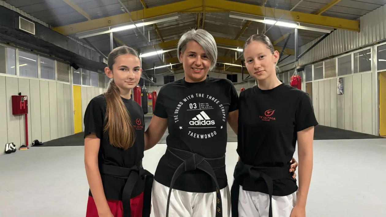 Katarina Vučičić i Mare Blaslov iz TK Ultima na G1 taekwondo turniru u Austriji