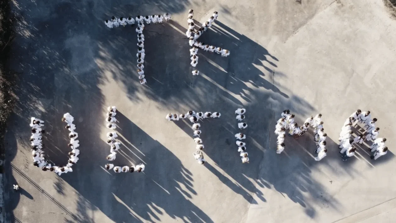 Djeca na polaganju pojaseva u Taekwondo klubu Ultima