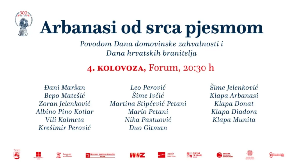 Arbanasi od srca pjesmom