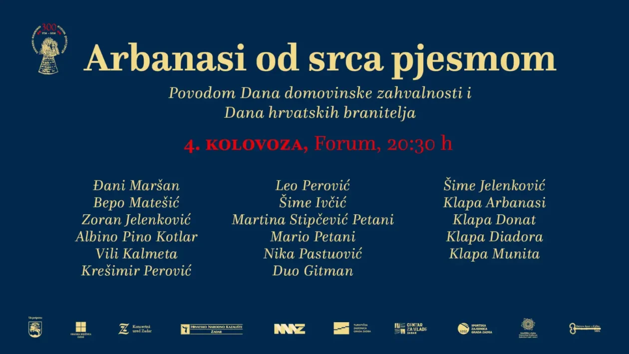 Arbanasi od srca pjesmom