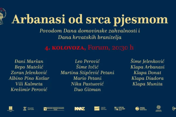 Arbanasi od srca pjesmom
