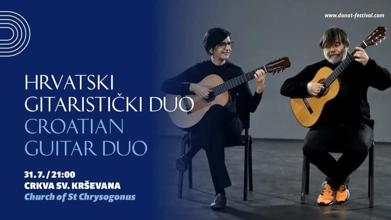 Hrvatski gitaristički duo nastupa na 66. Glazbenim večerima u Sv. Donatu