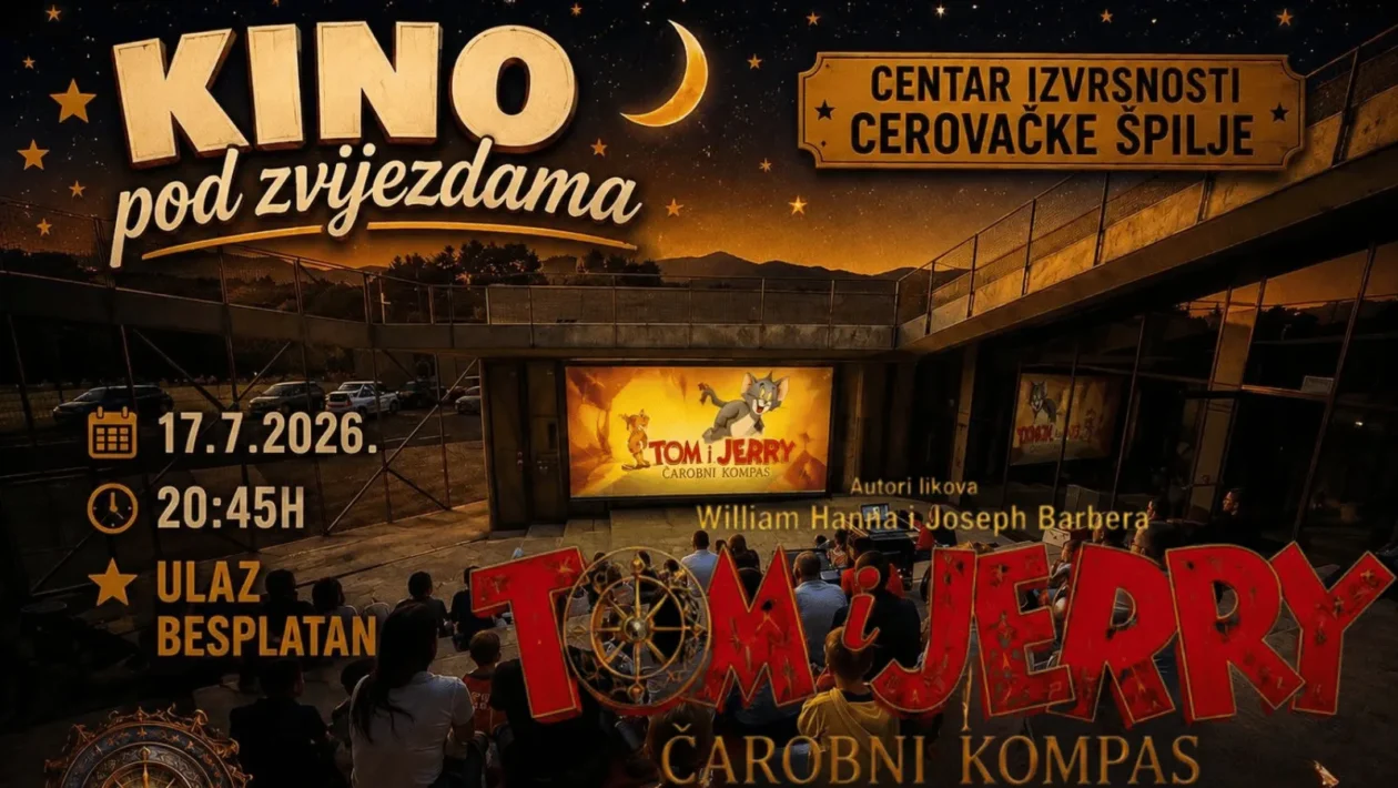 Kino pod zvijezdama u Cerovačkim špiljama Nezaboravna filmska večer
