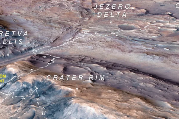 NASA-in rover Perseverance otkriva dokaze o drevnim udarima asteroida na Marsu