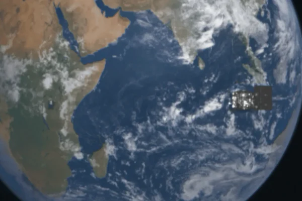 Pogled na Zemlju iz svemira s naglaskom na Afriku i Indijski ocean