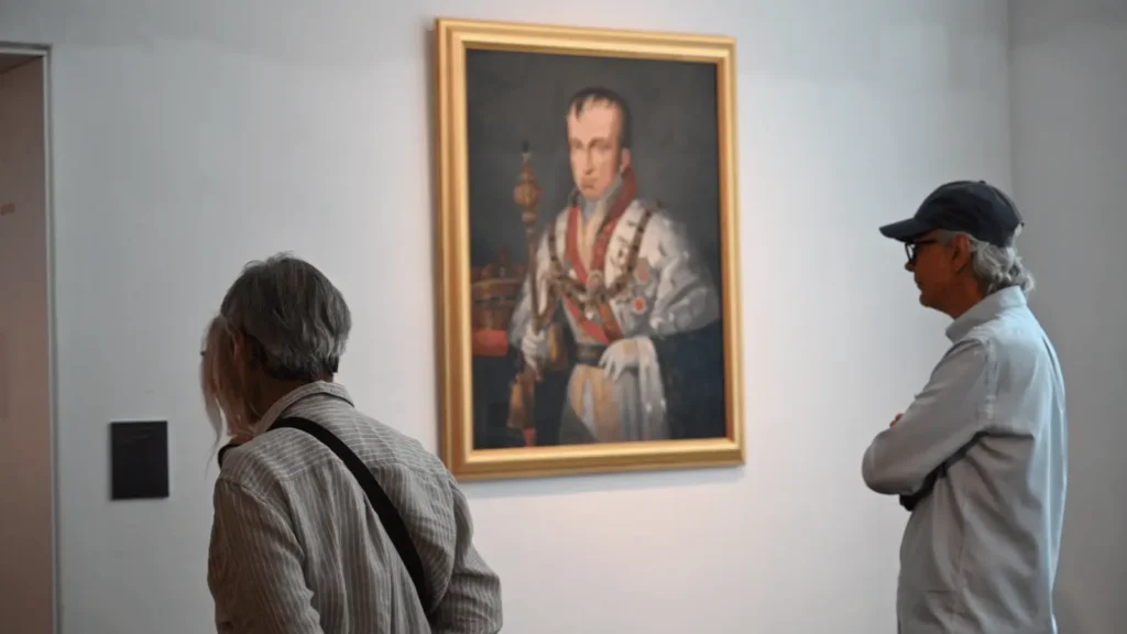 Portret muškarca u svečanoj odori s kraljevskim znamenjem