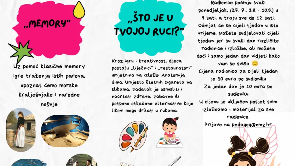 Zabavne Ljetne Radionice Zadar