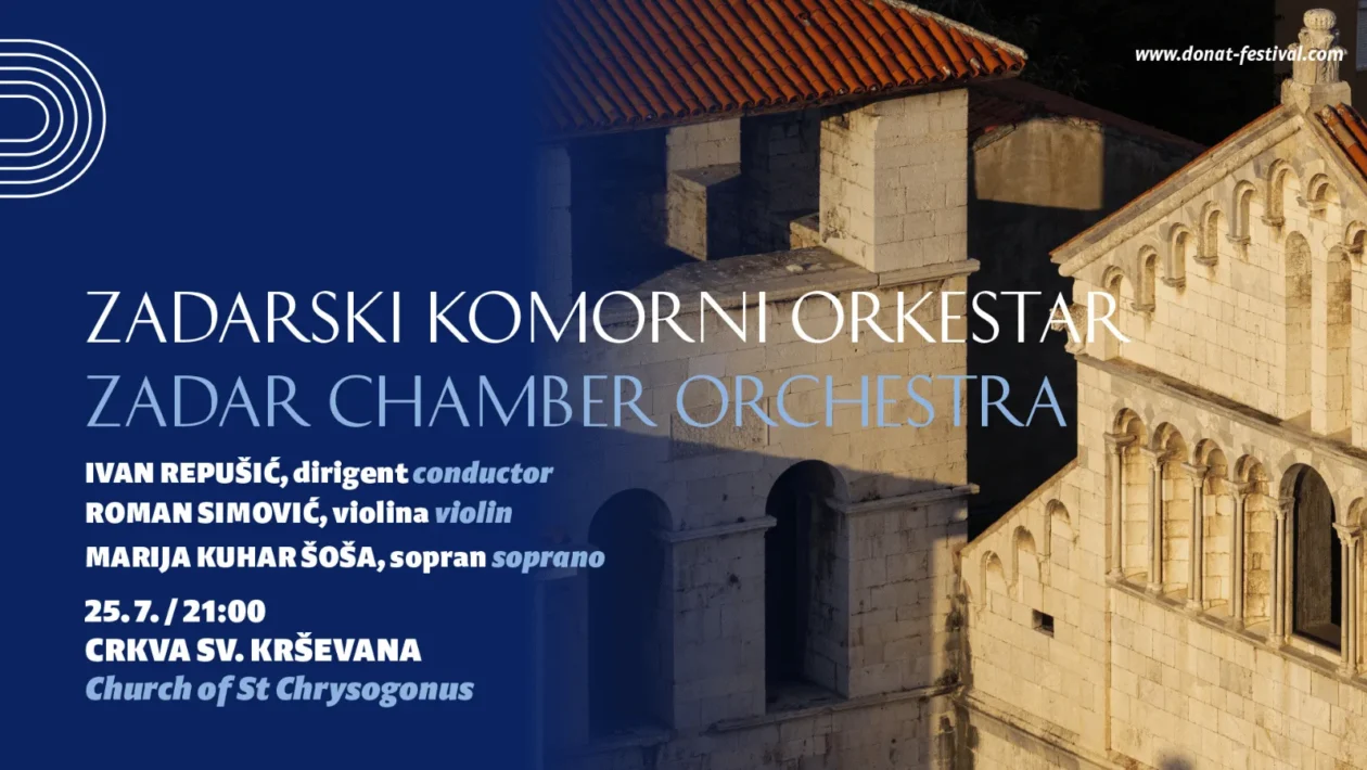 Zadarski komorni orkestar na 66 Glazbenim večerima u sv Donatu