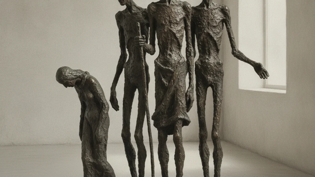 Umjetnička ilustracija u stilu i duhu stvaralaštva: Alberto Giacometti