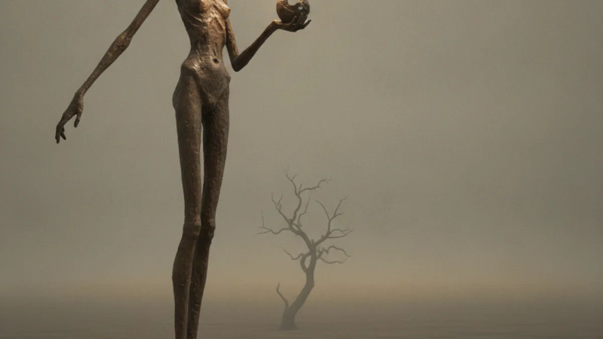 Vizualna interpretacija inspirirana radom: Alberto Giacometti