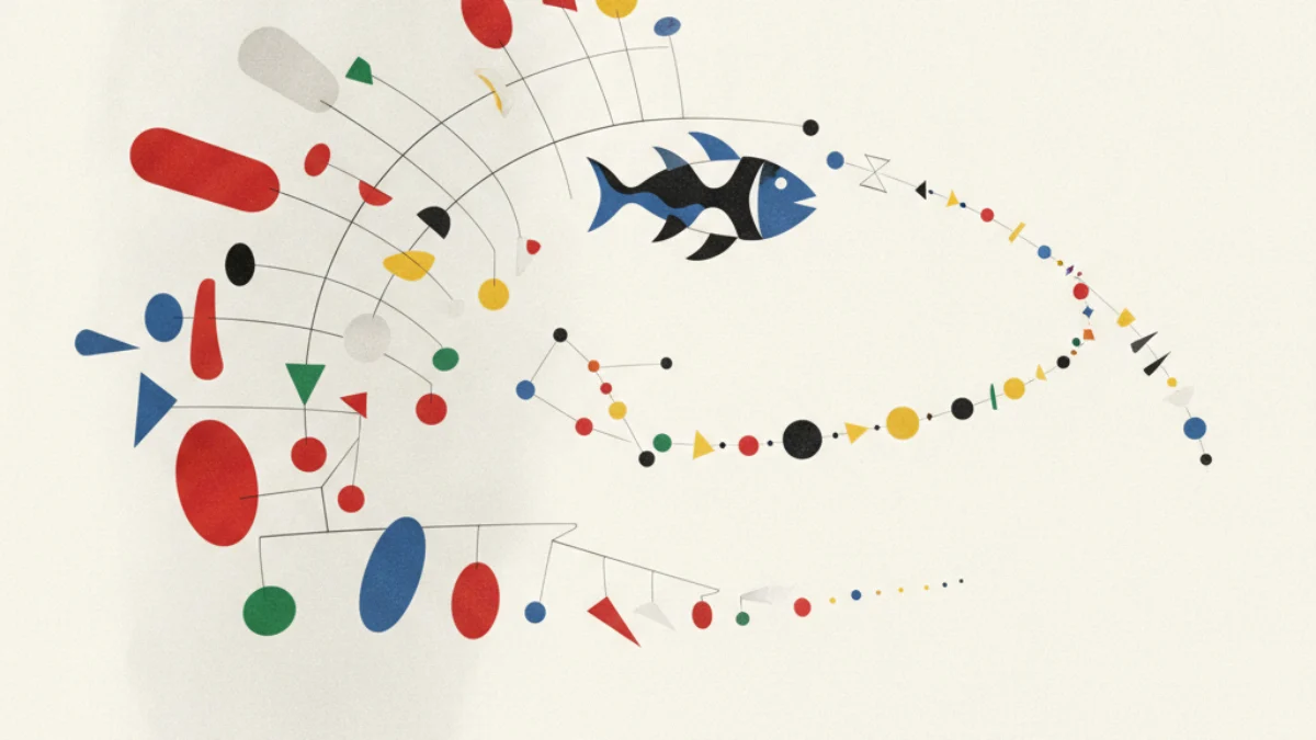 Vizualna interpretacija inspirirana radom: Alexander Calder