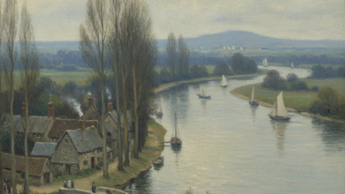 Vizualna interpretacija inspirirana radom: Alfred Sisley