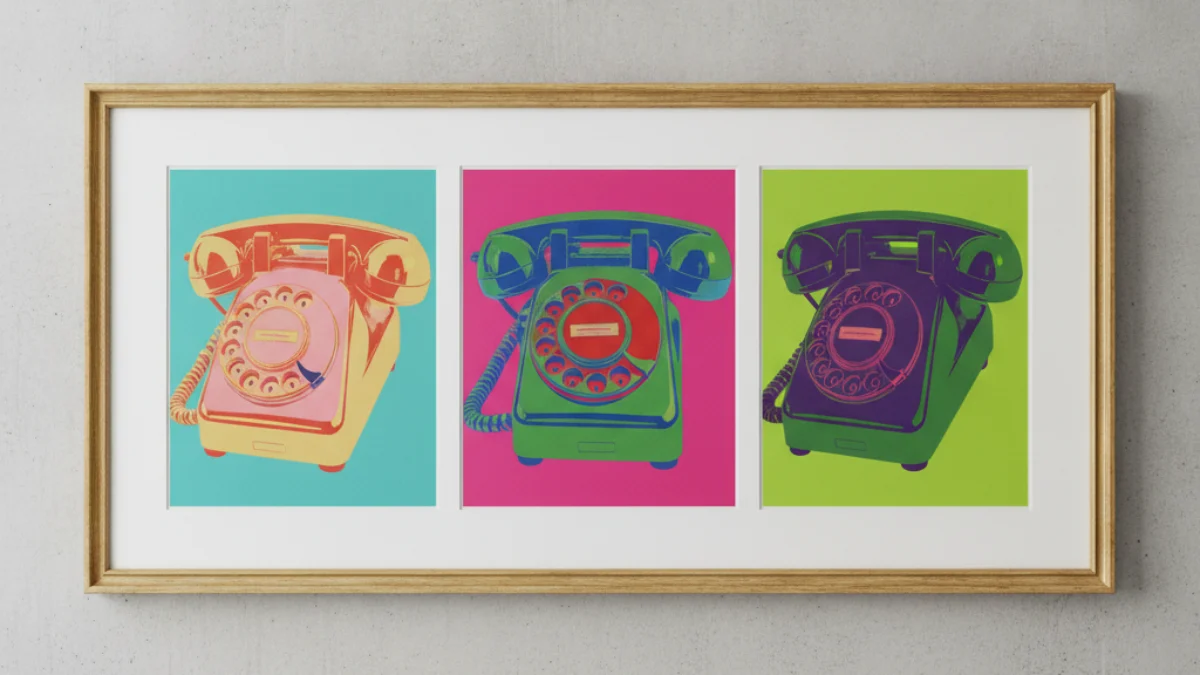 Vizualna interpretacija inspirirana radom: Andy Warhol