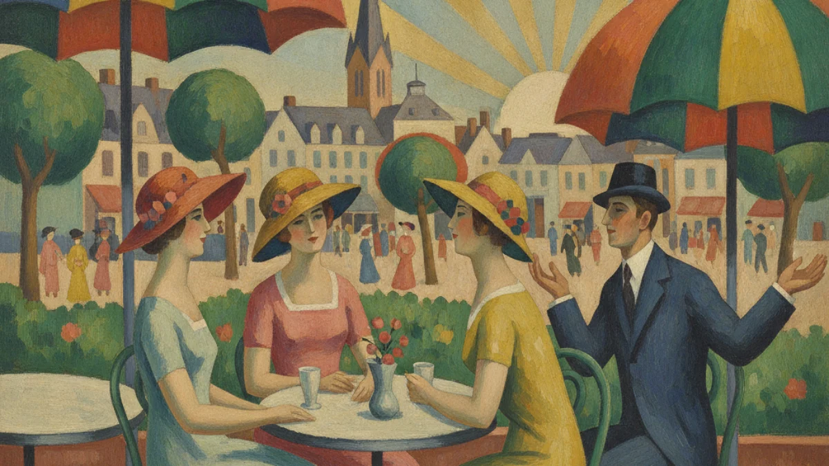 Umjetnička ilustracija u stilu i duhu stvaralaštva: August Macke