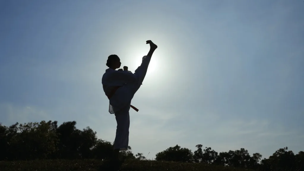Polaznici besplatnih ljetnih treninga Taekwondo kluba Plovanija treniraju na ŠRC Višnjik u Zadru.
