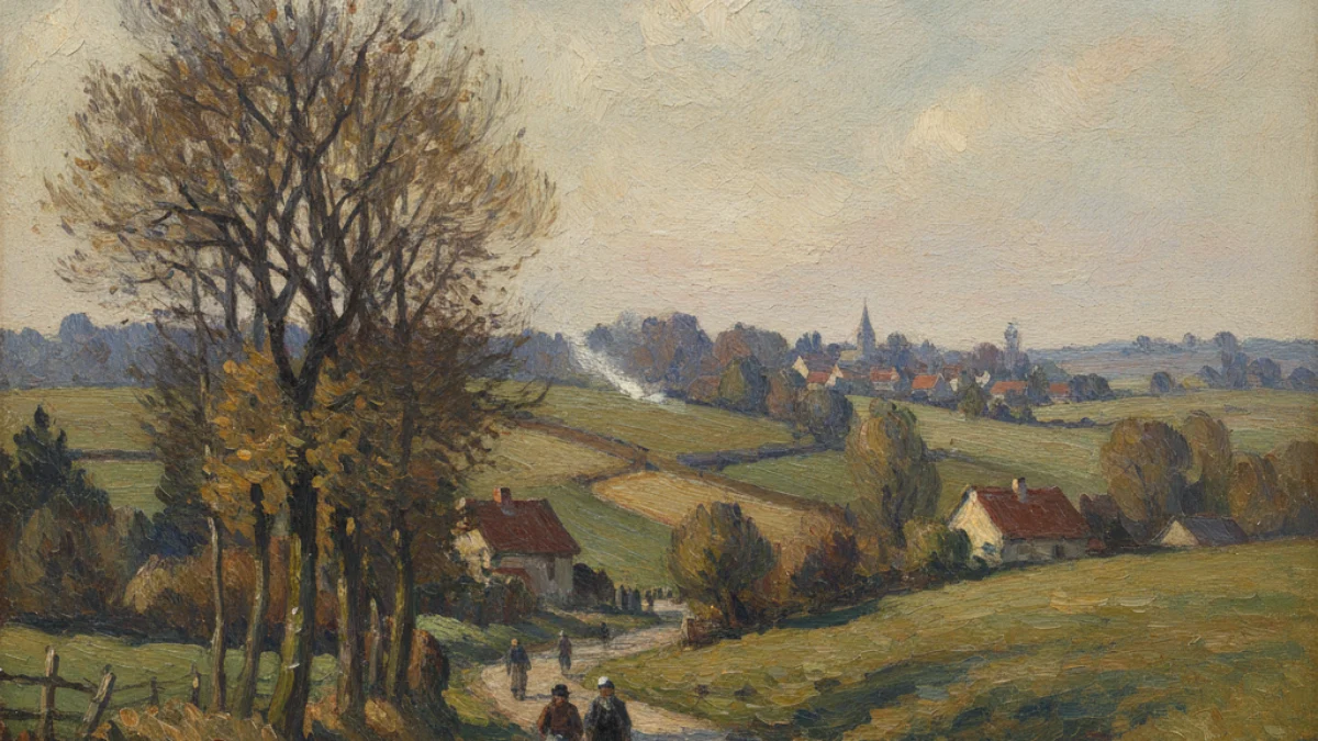 Umjetnička ilustracija u stilu i duhu stvaralaštva: Camille Pissarro