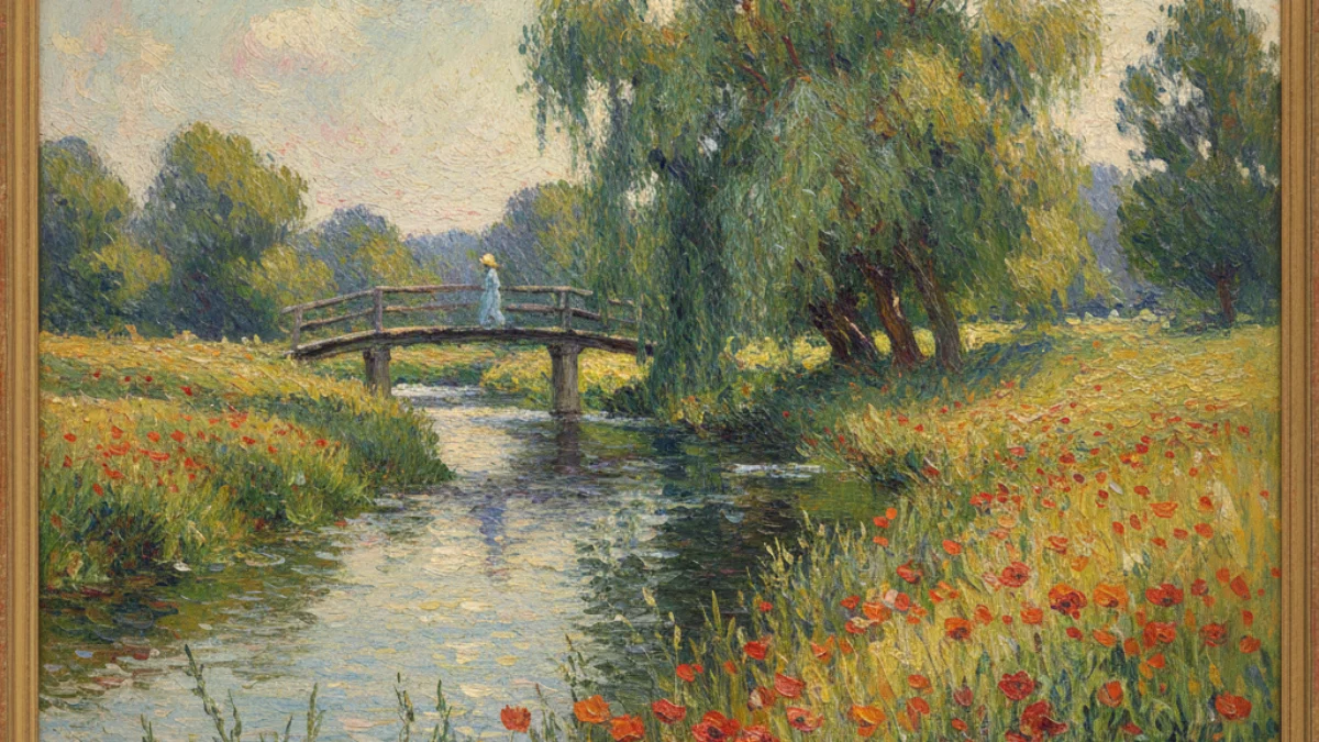 Umjetnička ilustracija u stilu i duhu stvaralaštva: Claude Monet