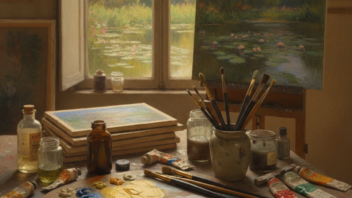 Kreativni alati i radni prostor umjetnika: Claude Monet
