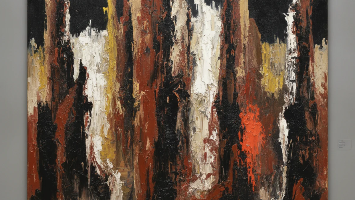 Umjetnička ilustracija u stilu i duhu stvaralaštva: Clyfford Still