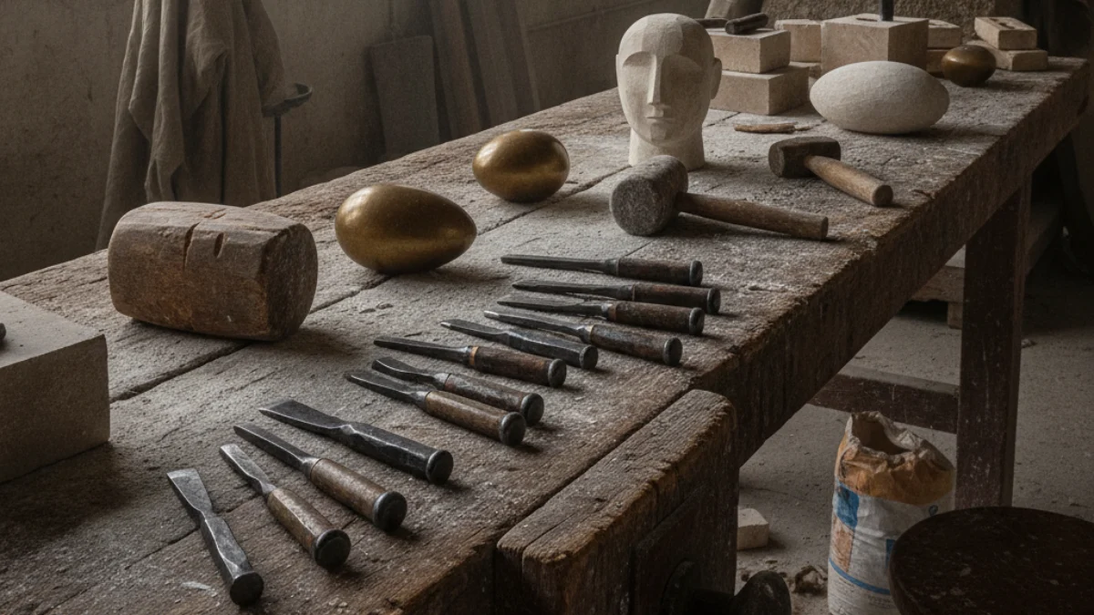Kreativni alati i radni prostor umjetnika: Constantin Brâncuși