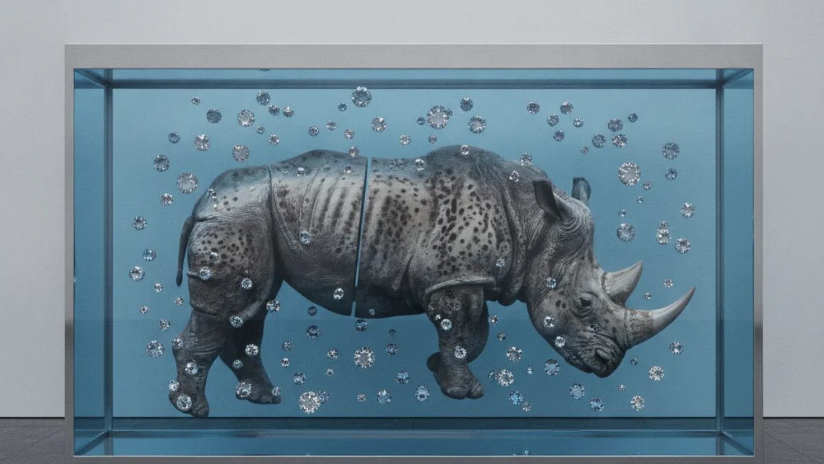 Vizualna interpretacija inspirirana radom: Damien Hirst