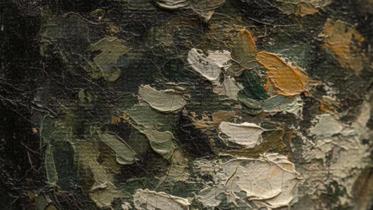 Detalj teksture i materijala karakterističnih za rad: Édouard Manet