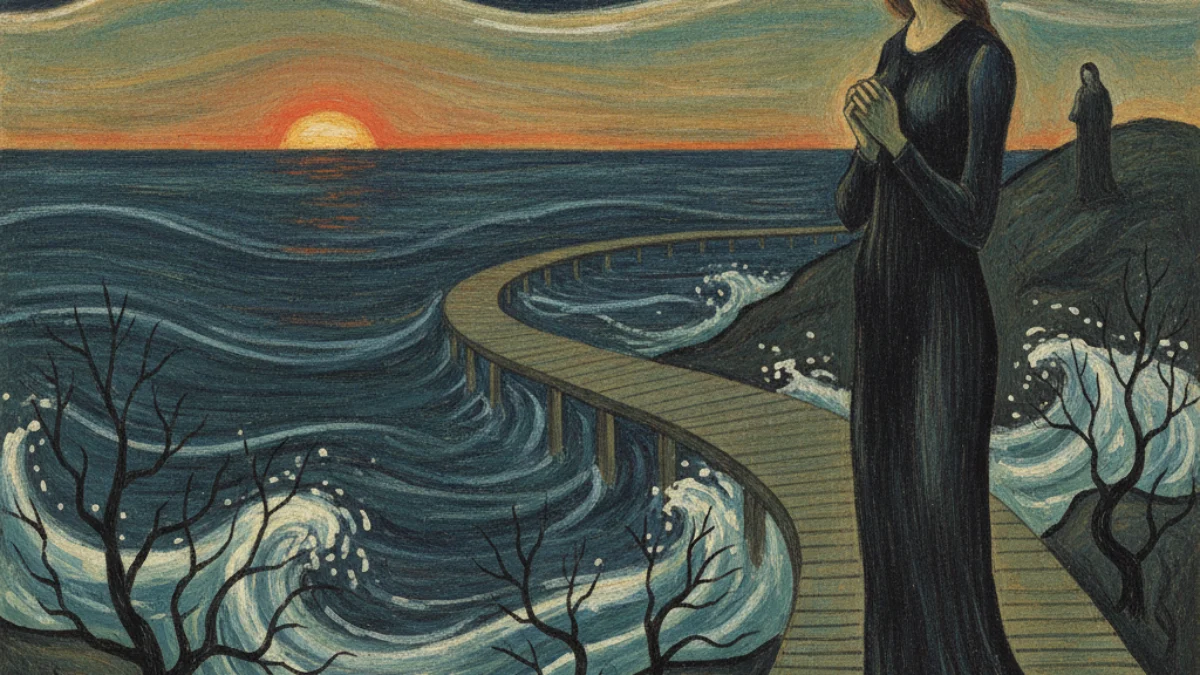 Vizualna interpretacija inspirirana radom: Edvard Munch