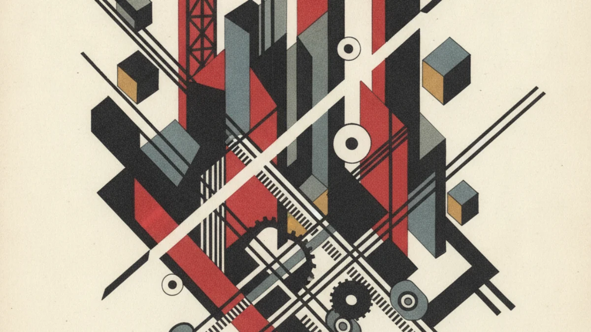 Vizualna interpretacija inspirirana radom: El Lissitzky