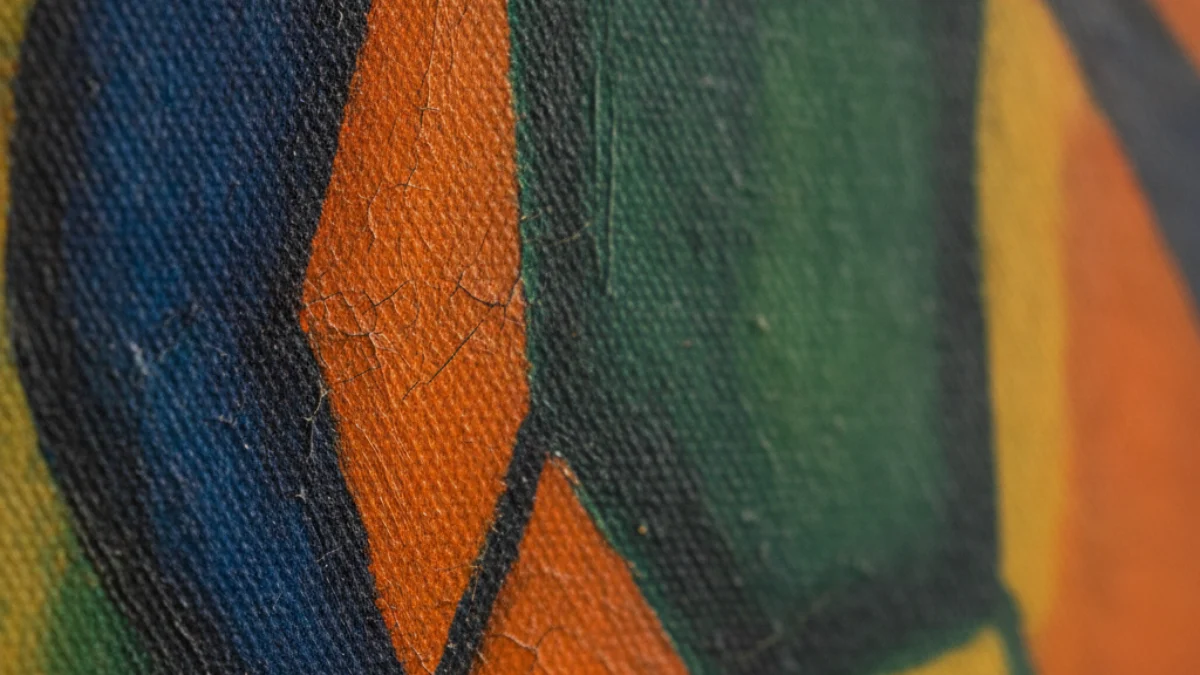 Detalj teksture i materijala karakterističnih za rad: Franz Marc