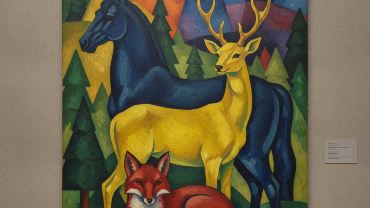 Umjetnička ilustracija u stilu i duhu stvaralaštva: Franz Marc
