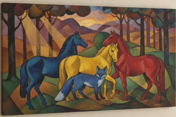 Vizualna posveta umjetničkom izričaju: Franz Marc