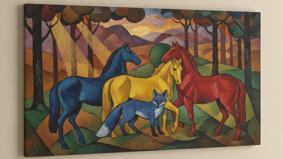 Vizualna posveta umjetničkom izričaju: Franz Marc