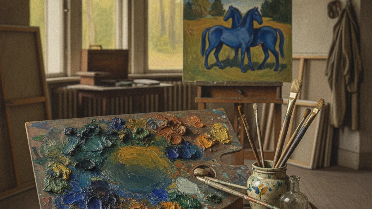 Kreativni alati i radni prostor umjetnika: Franz Marc