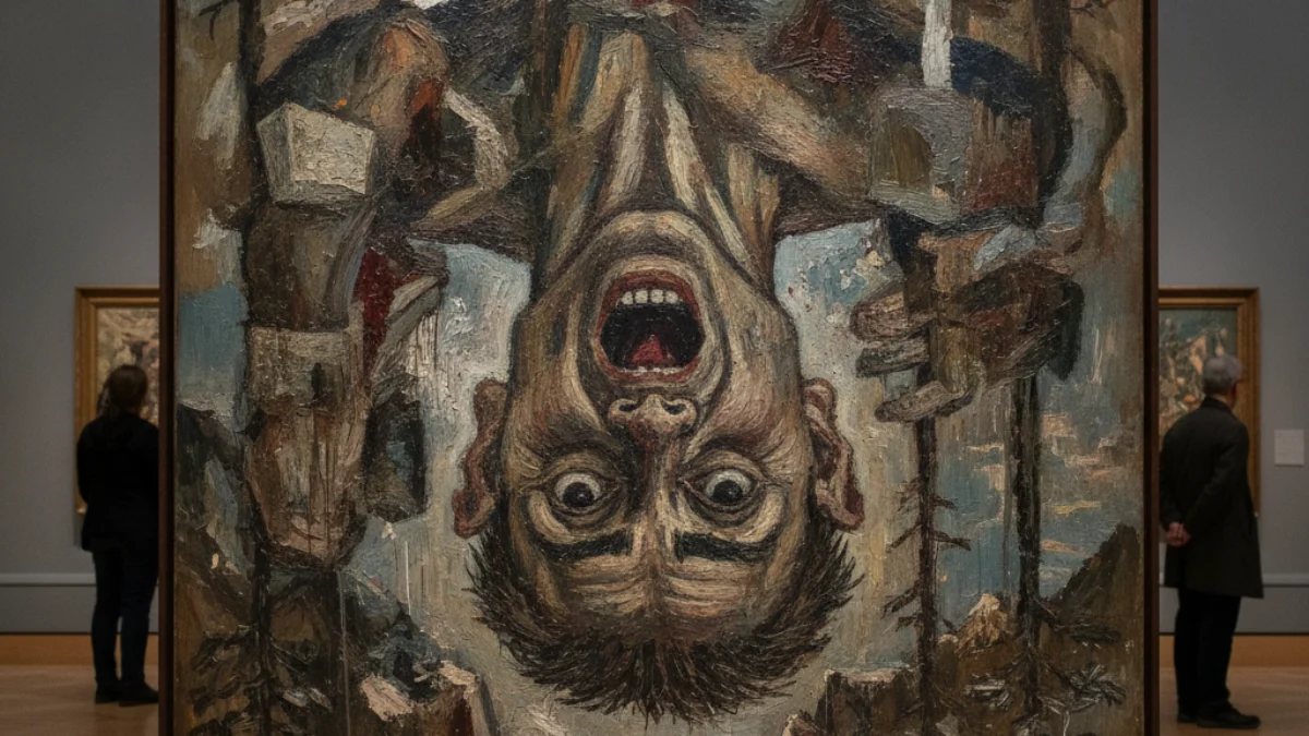 Umjetnička ilustracija u stilu i duhu stvaralaštva: Georg Baselitz