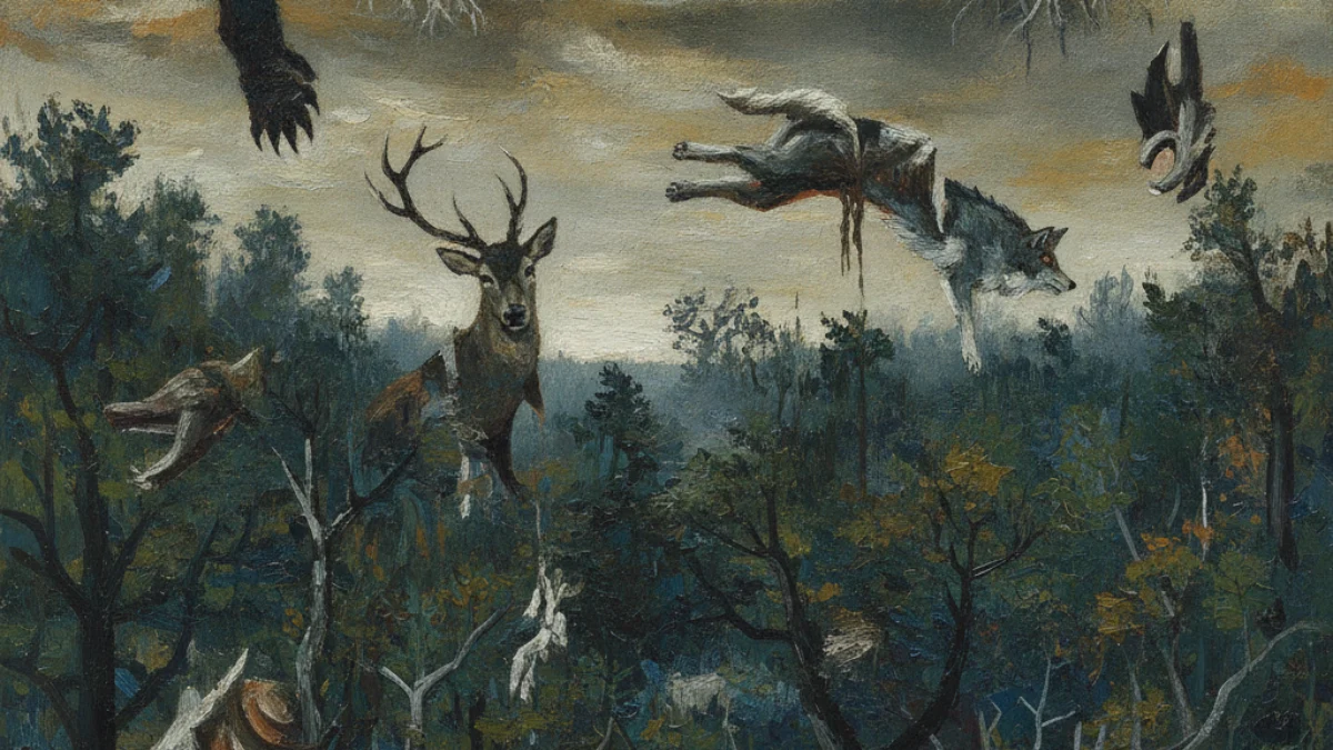 Vizualna interpretacija inspirirana radom: Georg Baselitz