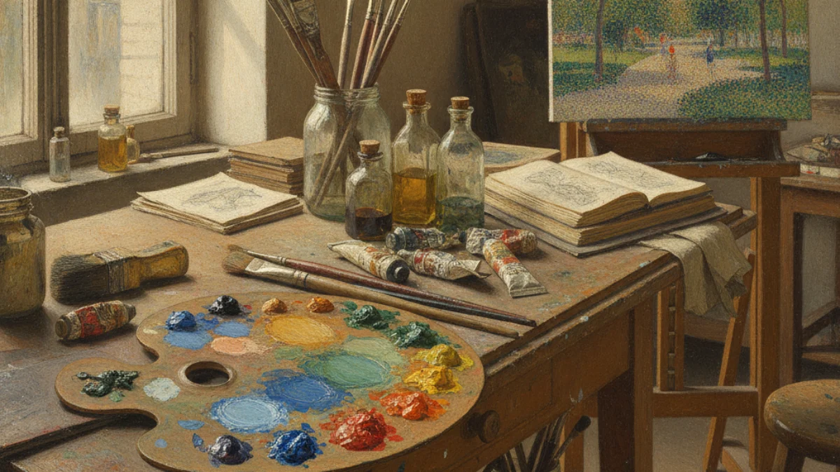Kreativni alati i radni prostor umjetnika: Georges Seurat