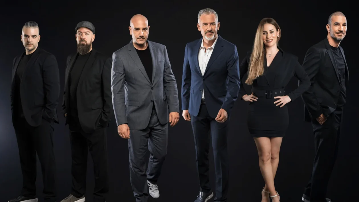 Giuliano i Diktatori nastupaju na pozornici tijekom ljetnog koncerta na ŠRC-u Zgon u Diklu