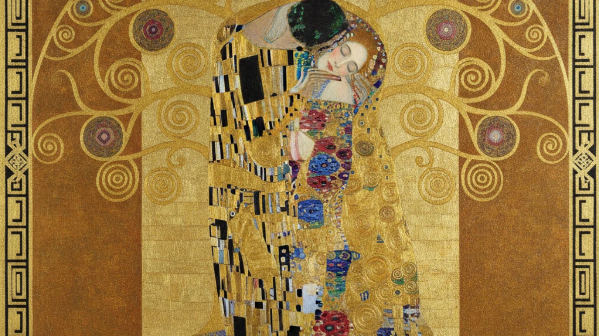 Umjetnička ilustracija u stilu i duhu stvaralaštva: Gustav Klimt