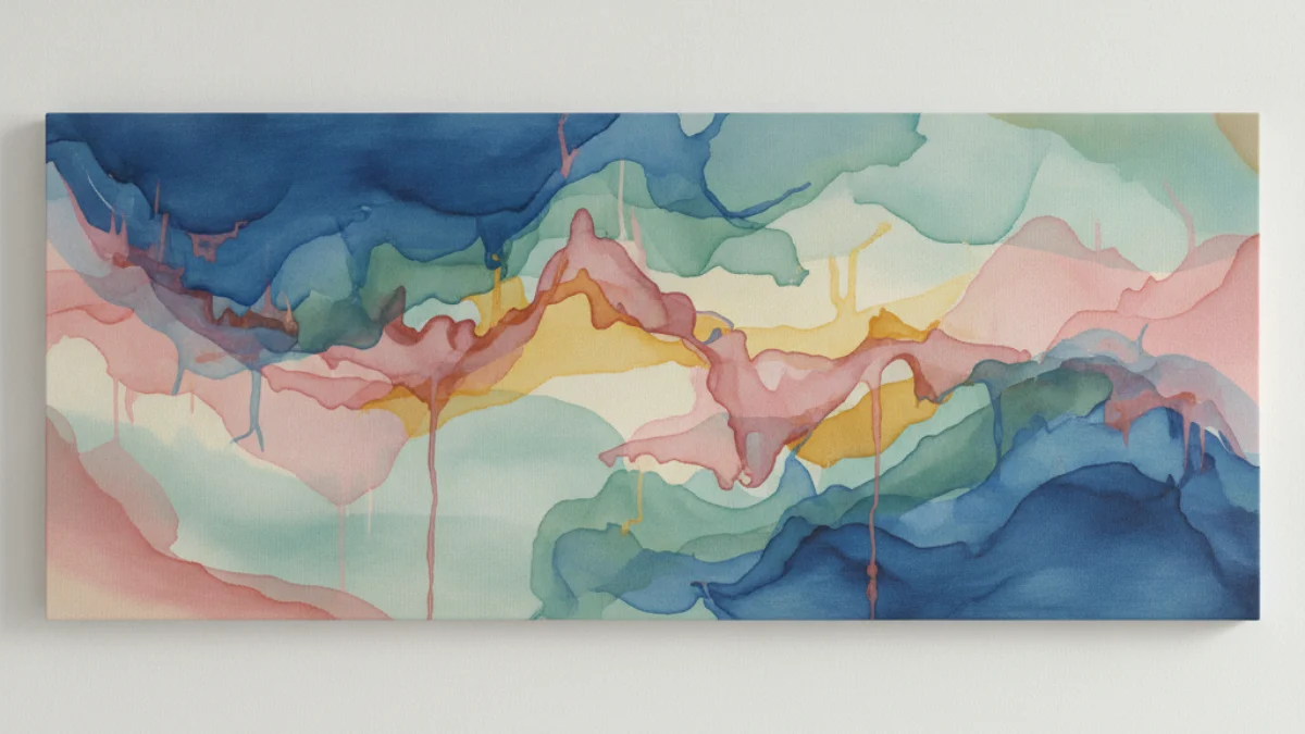 Vizualna interpretacija inspirirana radom: Helen Frankenthaler