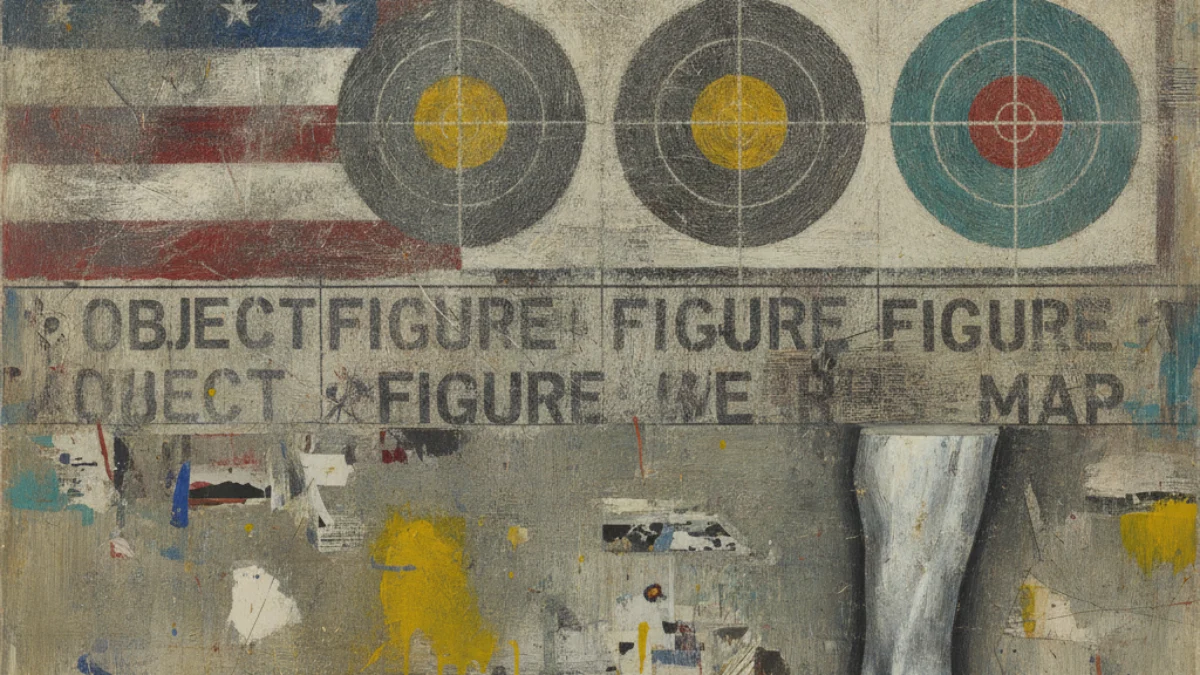 Umjetnička ilustracija u stilu i duhu stvaralaštva: Jasper Johns