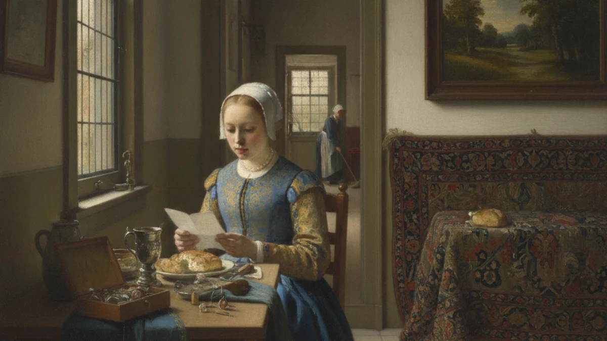 Umjetnička ilustracija u stilu i duhu stvaralaštva: Johannes Vermeer
