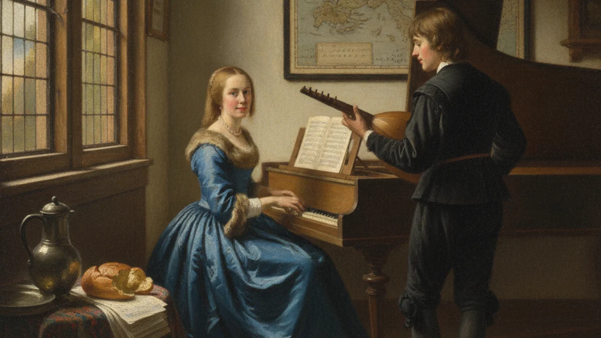 Vizualna interpretacija inspirirana radom: Johannes Vermeer