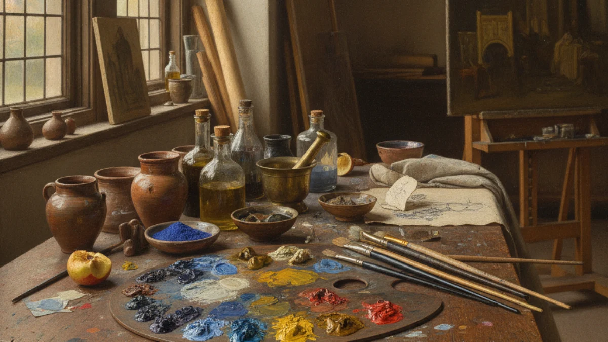 Kreativni alati i radni prostor umjetnika: Johannes Vermeer