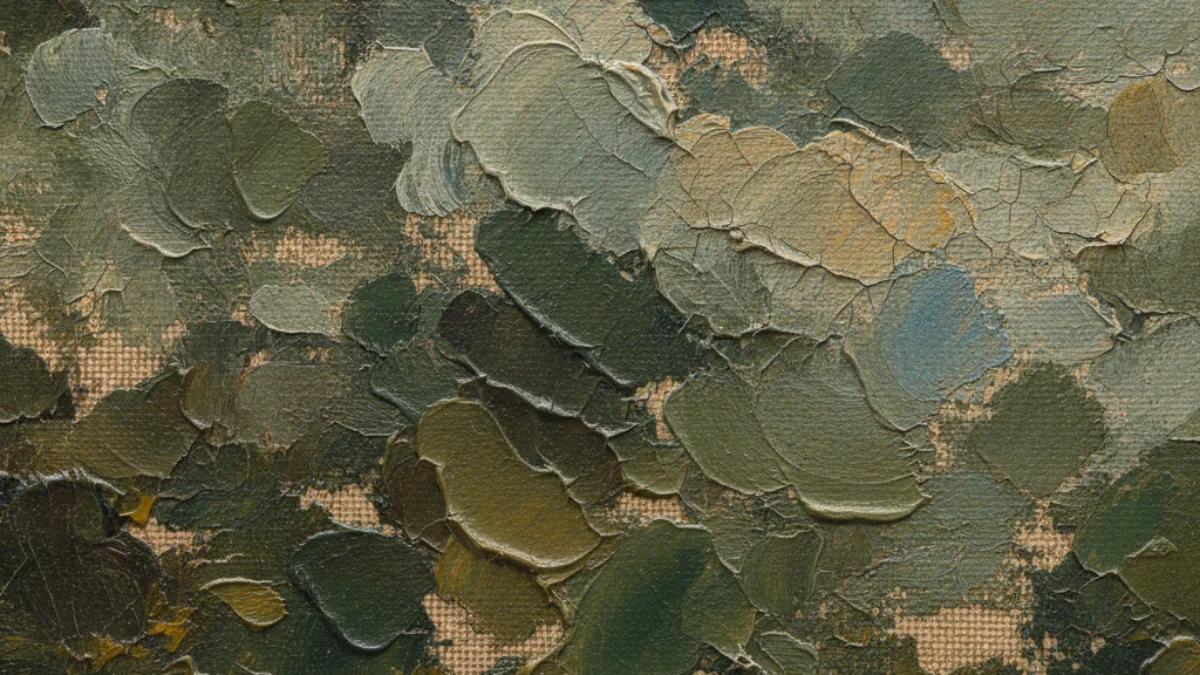 Detalj teksture i materijala karakterističnih za rad: John Constable