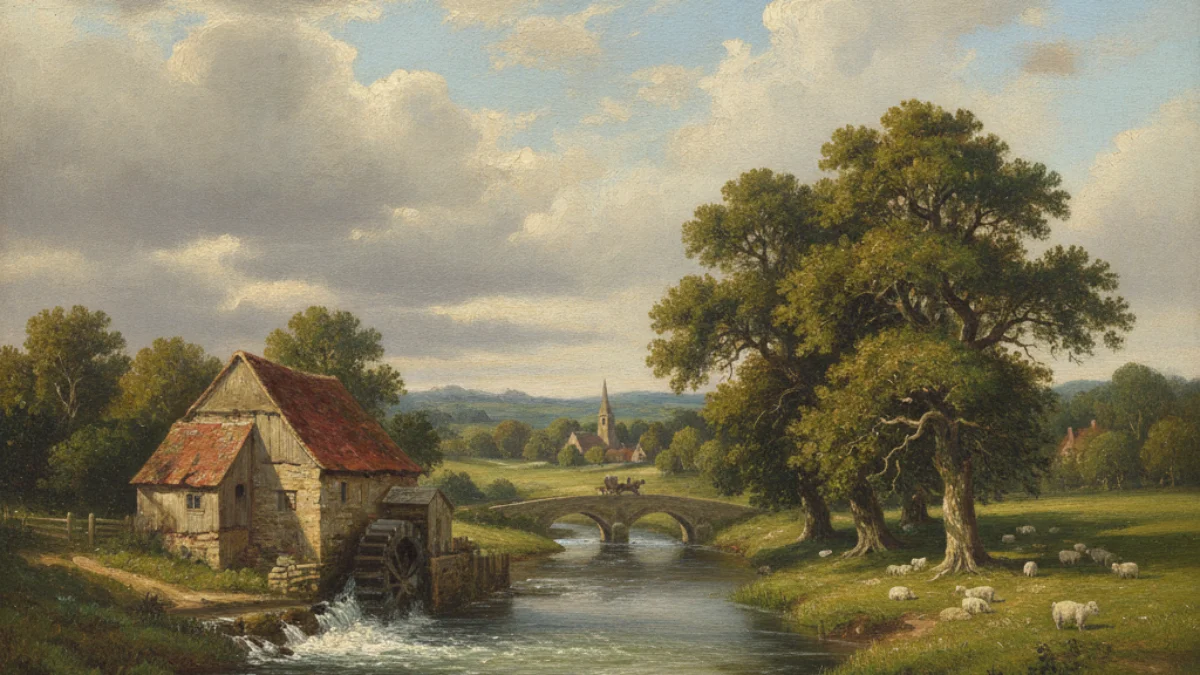 Vizualna interpretacija inspirirana radom: John Constable