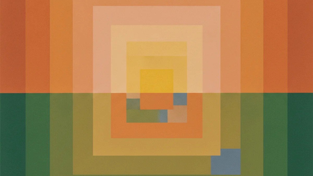 Vizualna interpretacija inspirirana radom: Josef Albers