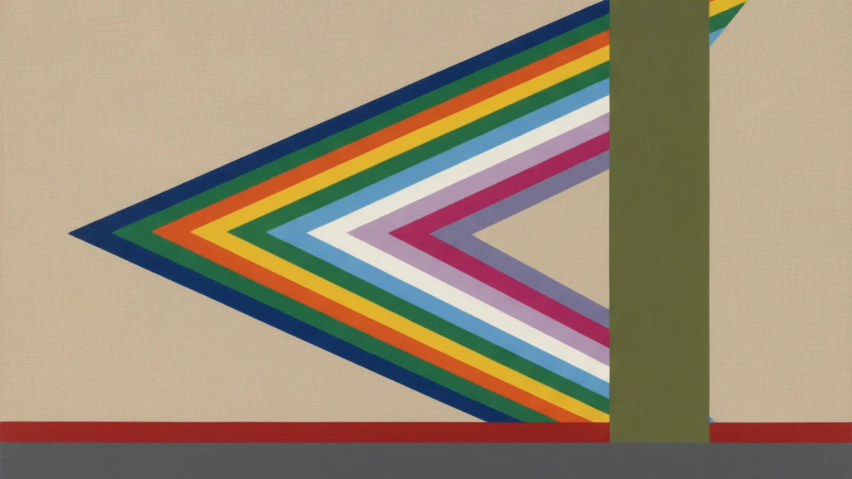 Vizualna interpretacija inspirirana radom: Kenneth Noland