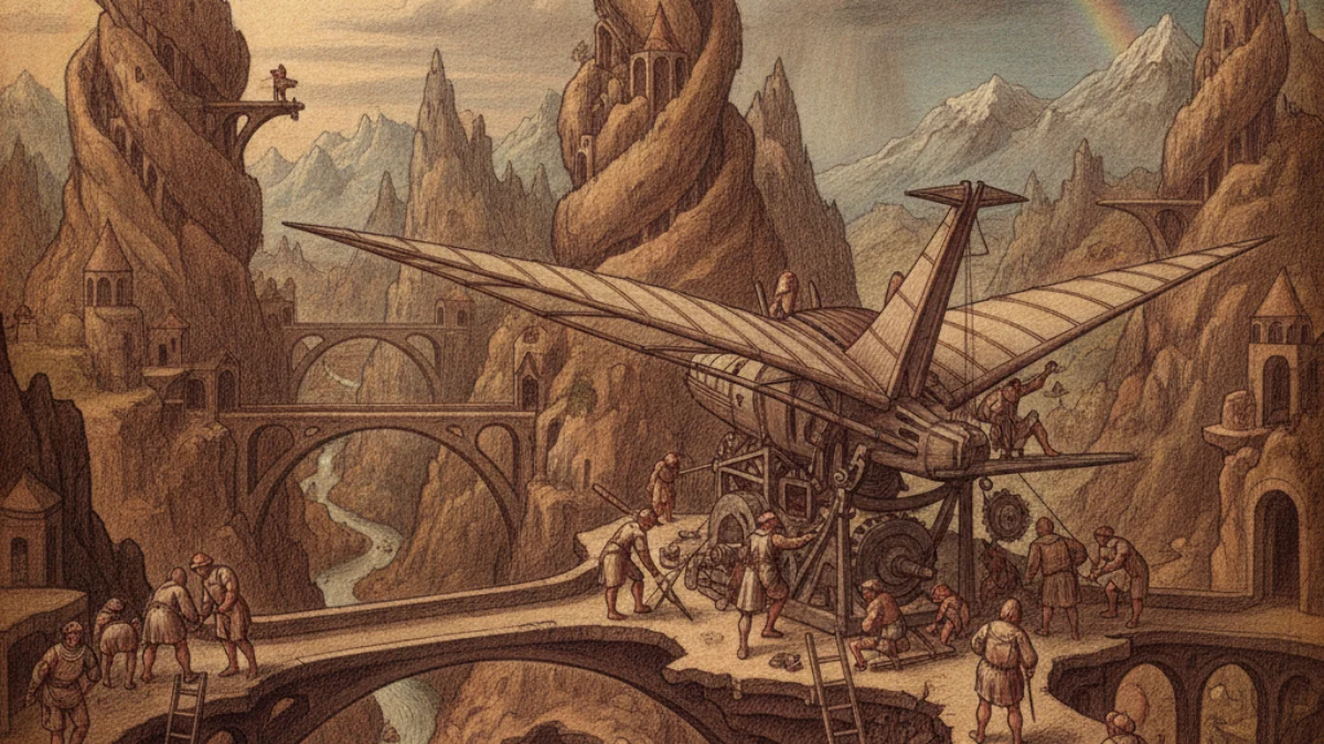 Vizualna interpretacija inspirirana radom: Leonardo da Vinci