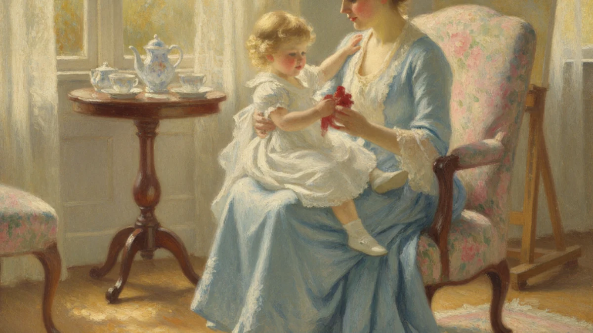 Umjetnička ilustracija u stilu i duhu stvaralaštva: Mary Cassatt